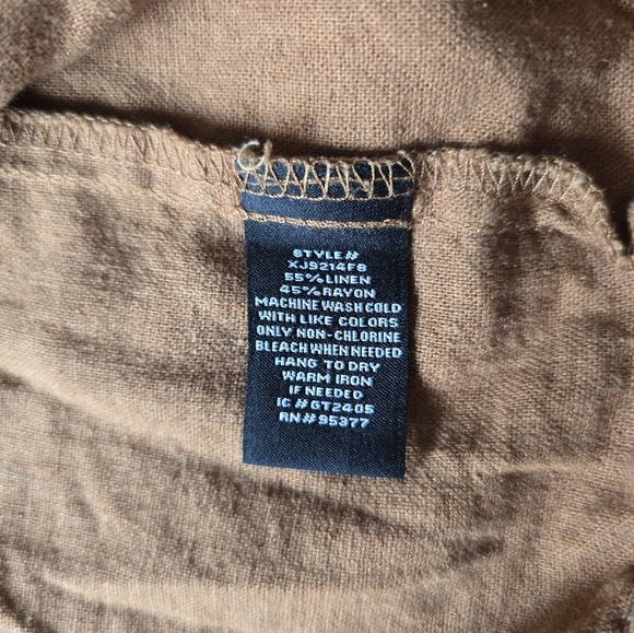 Sanctuary Cropped Linen Blend Jacket Size Large - Picture 8 of 8